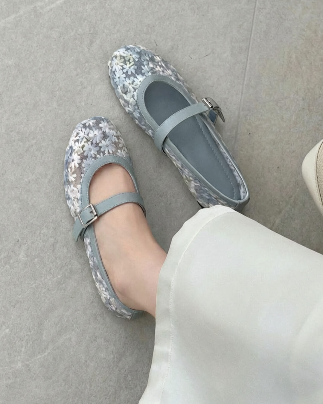 Ballerines Mary Jane en mesh Helen