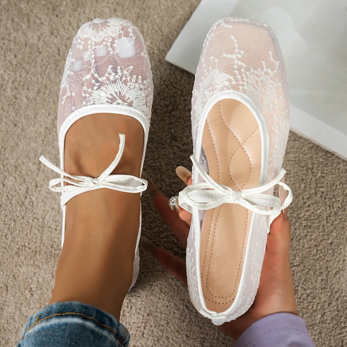 Ballerines en mesh Joan