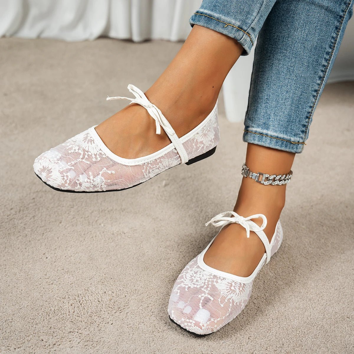 Ballerines en mesh Joan