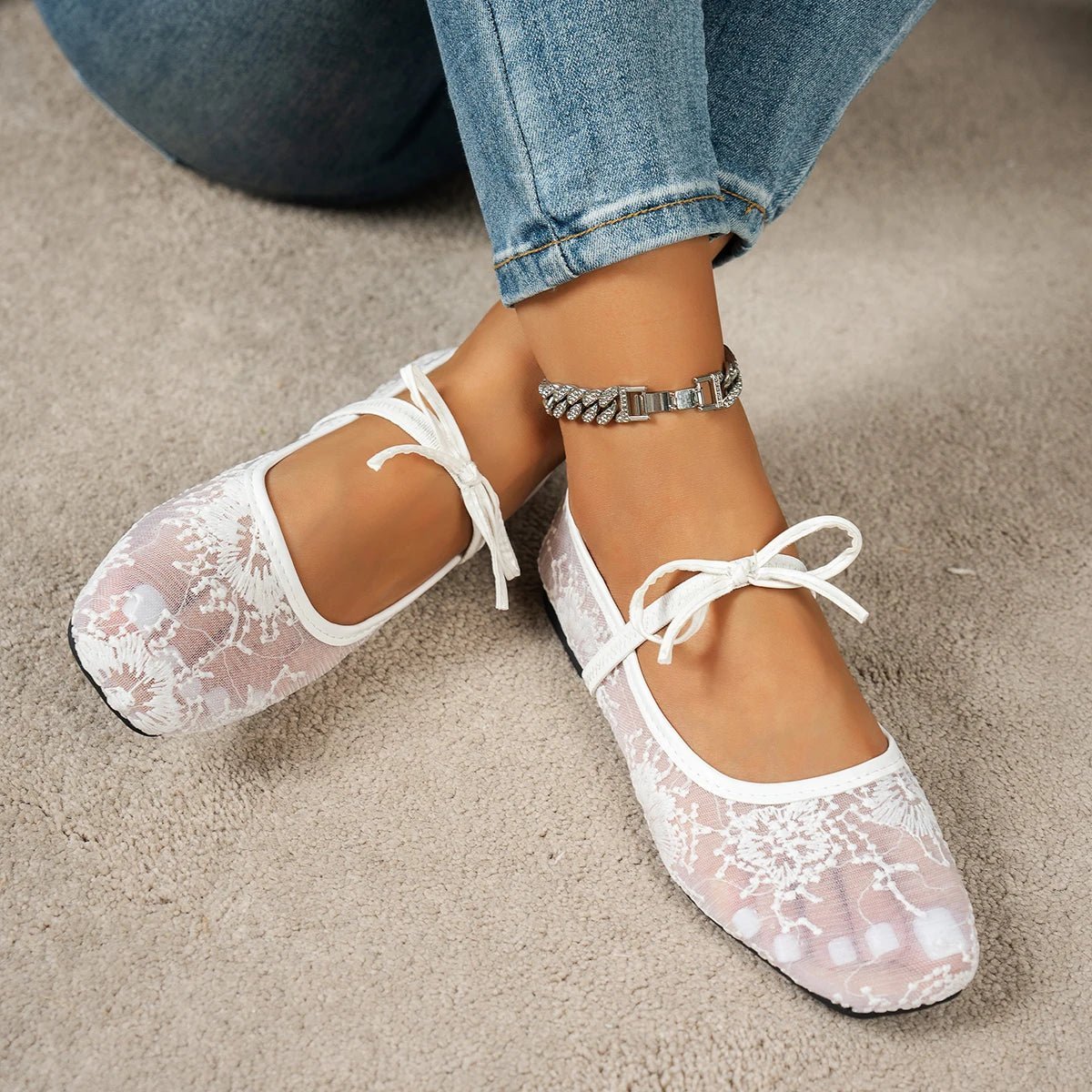 Ballerines en mesh Joan