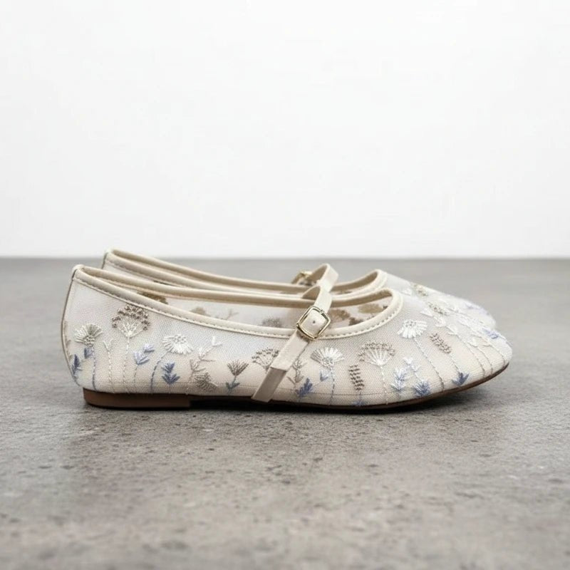 Ballerines brodées Priscilla