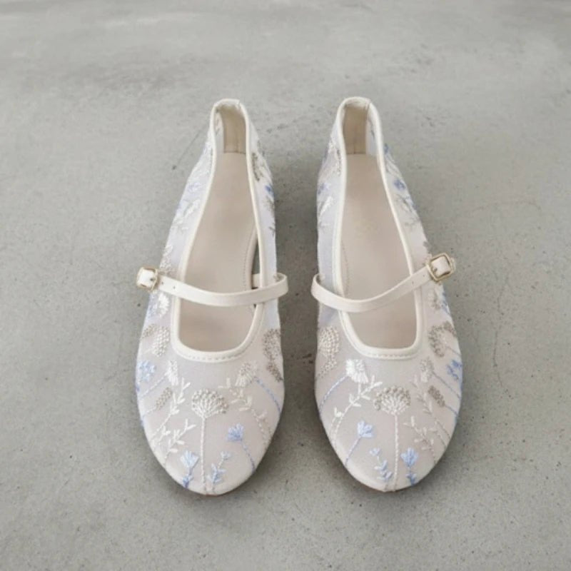 Ballerines brodées Priscilla