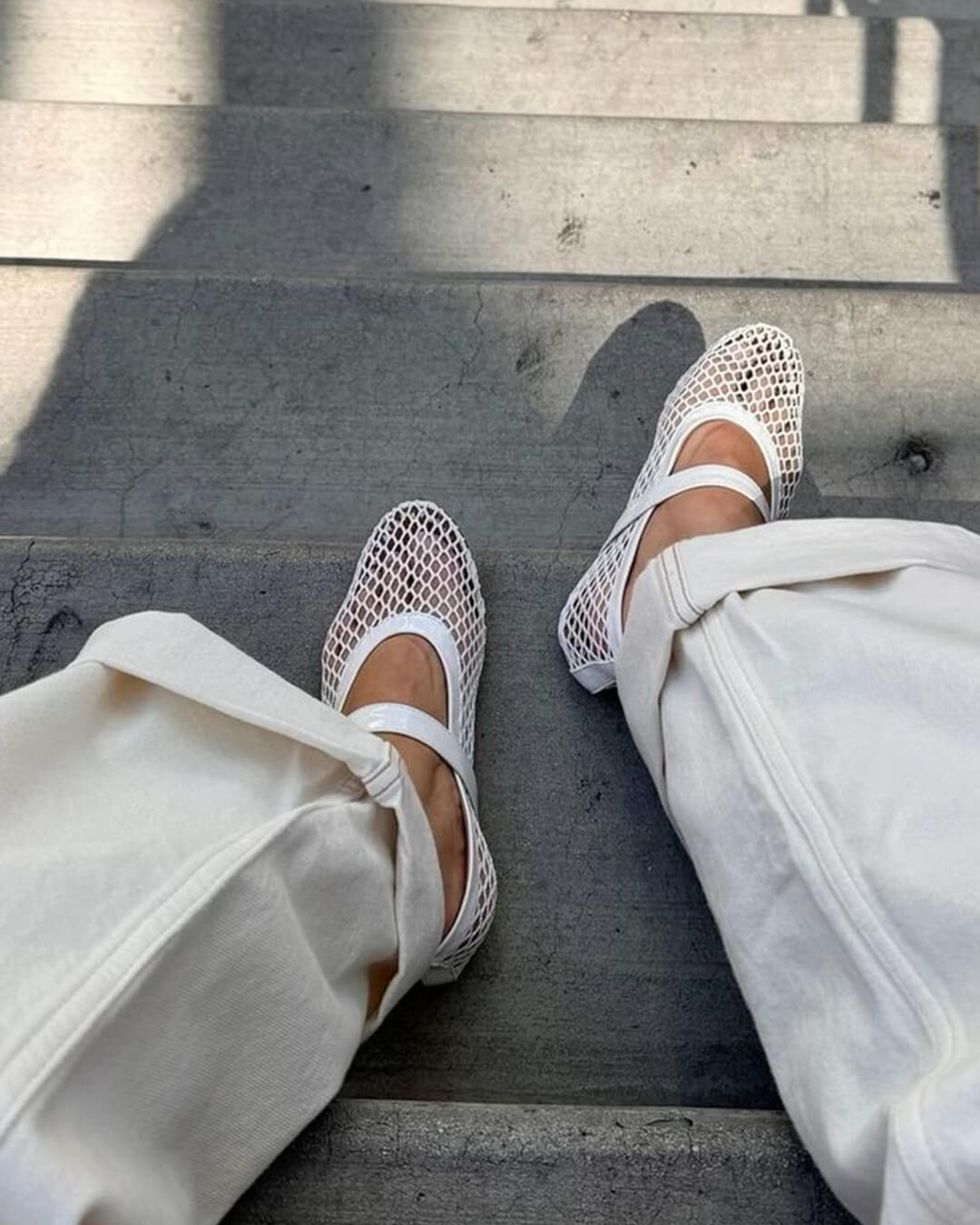 Ballerines en maille Margaux