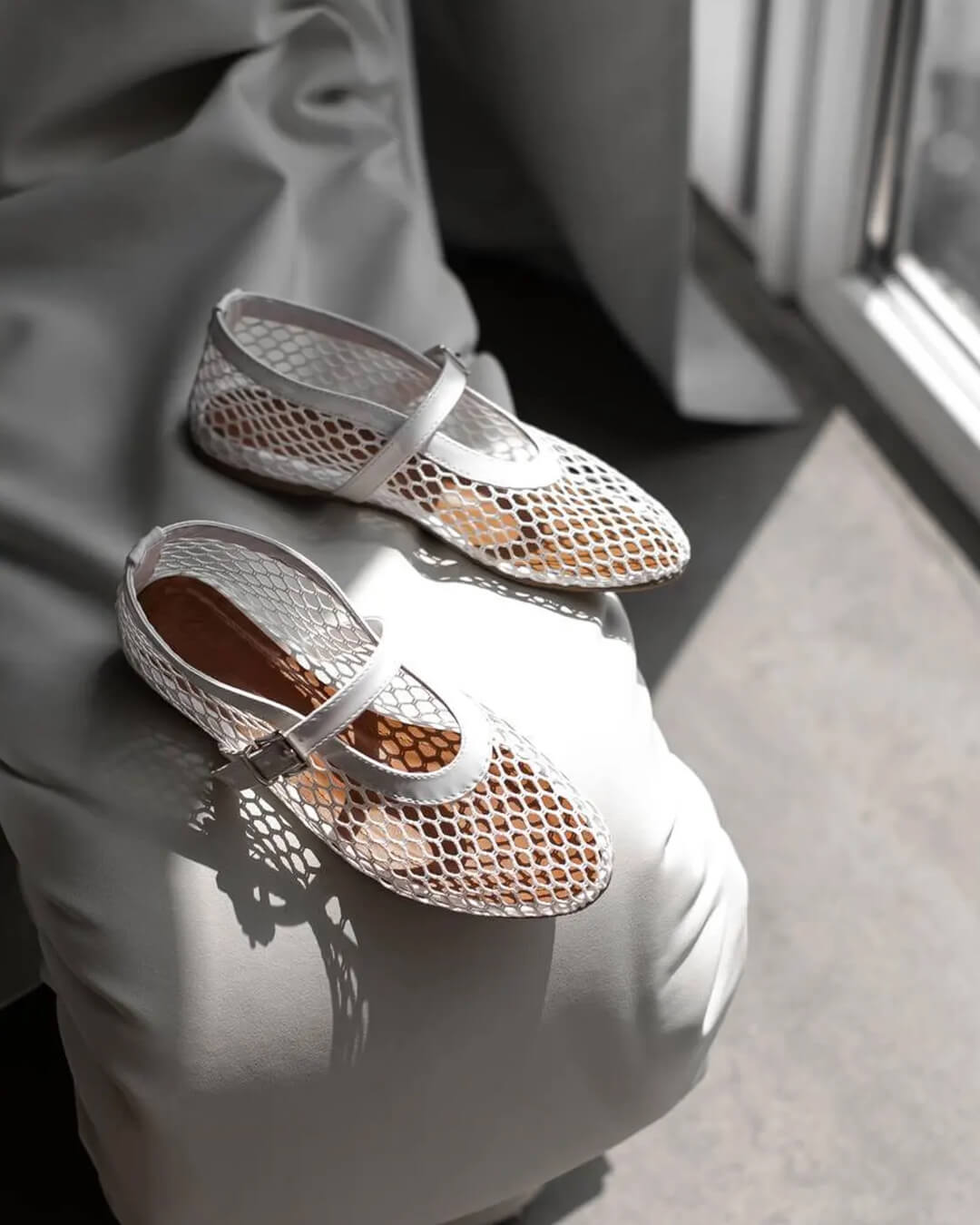 Ballerines en maille Margaux