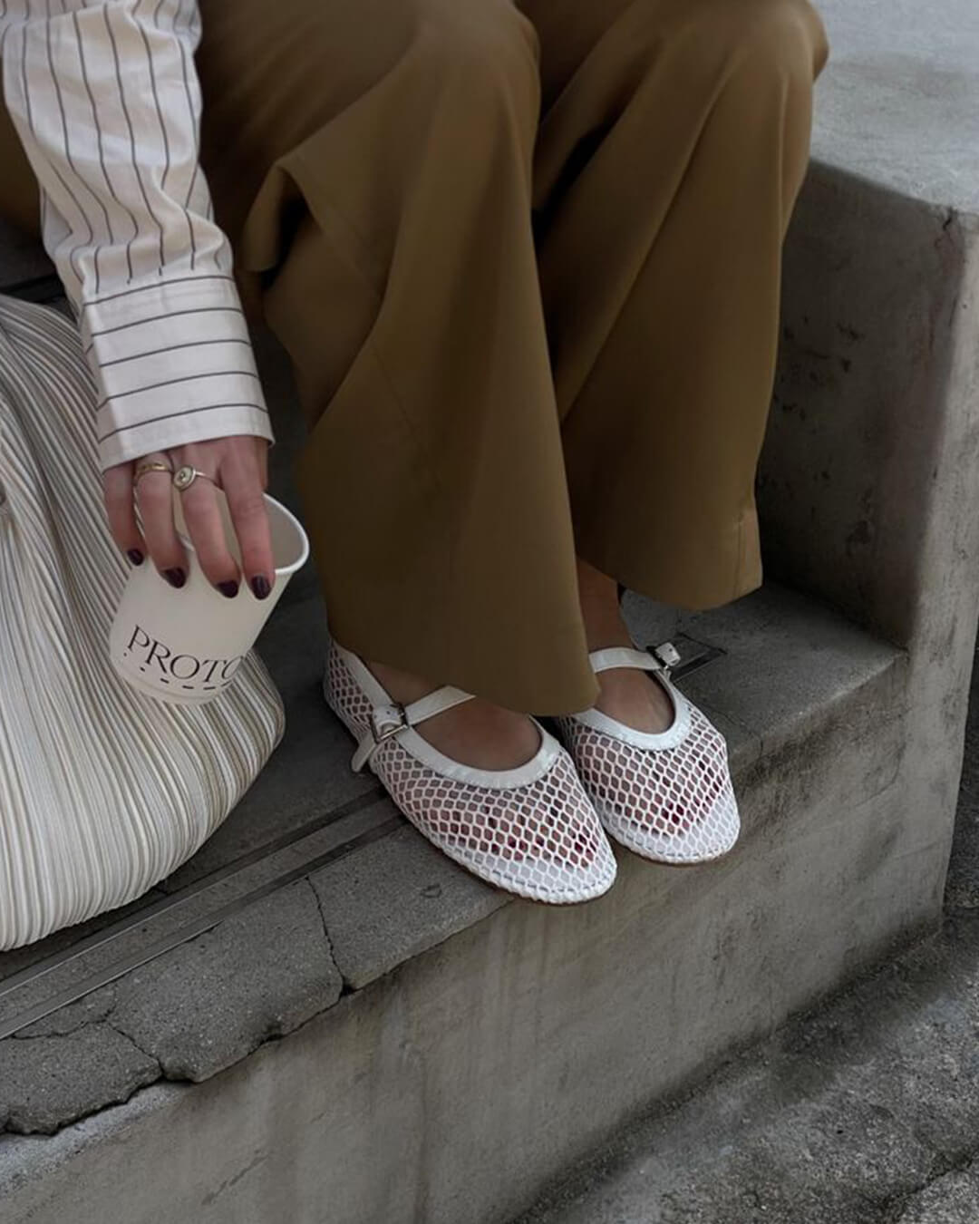 Ballerines en maille Margaux