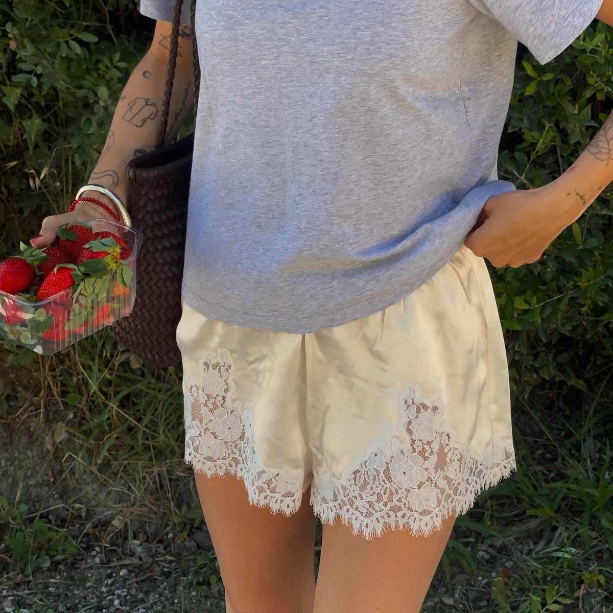 Short en satin Fiora