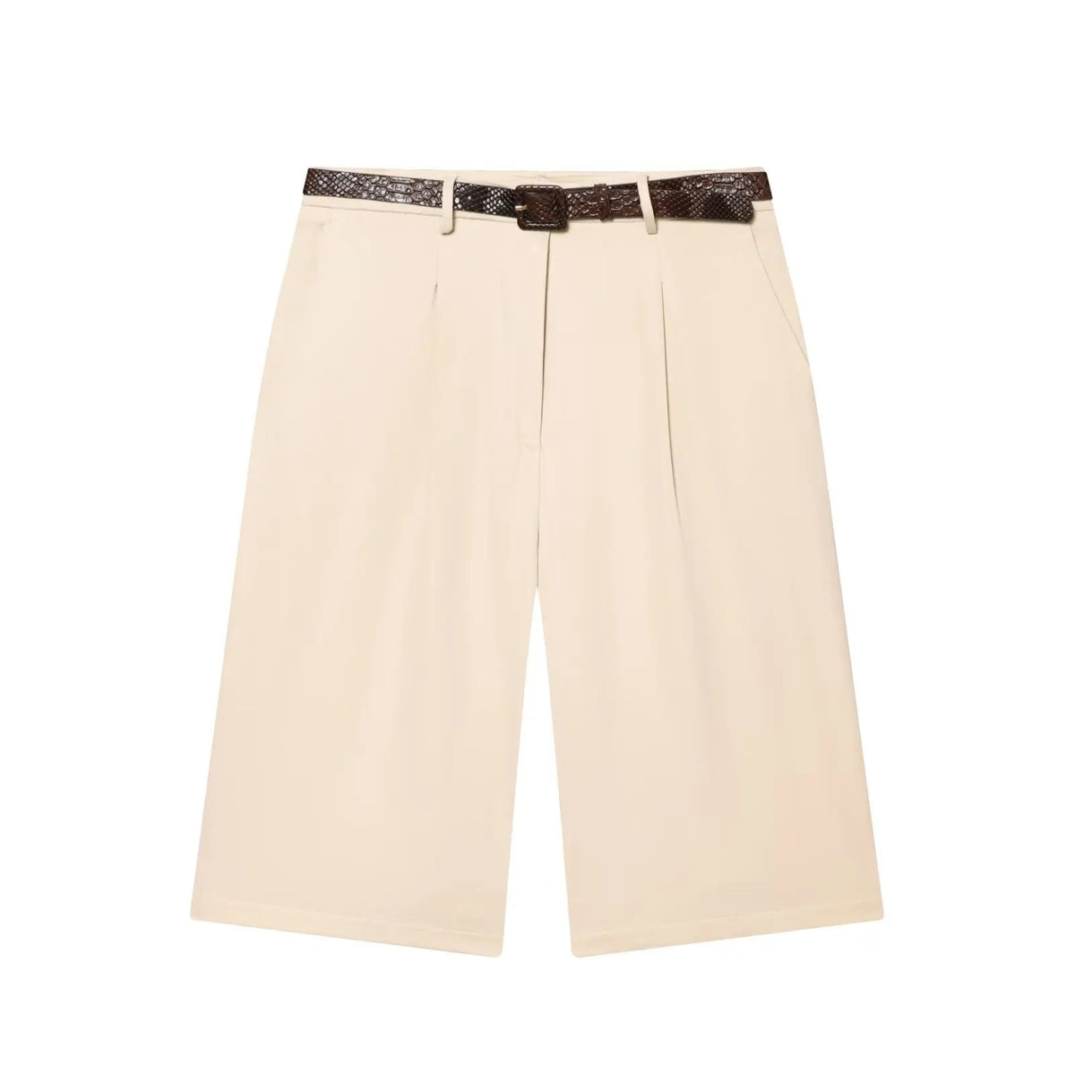 Bermuda taille haute Florentine avec ceinture