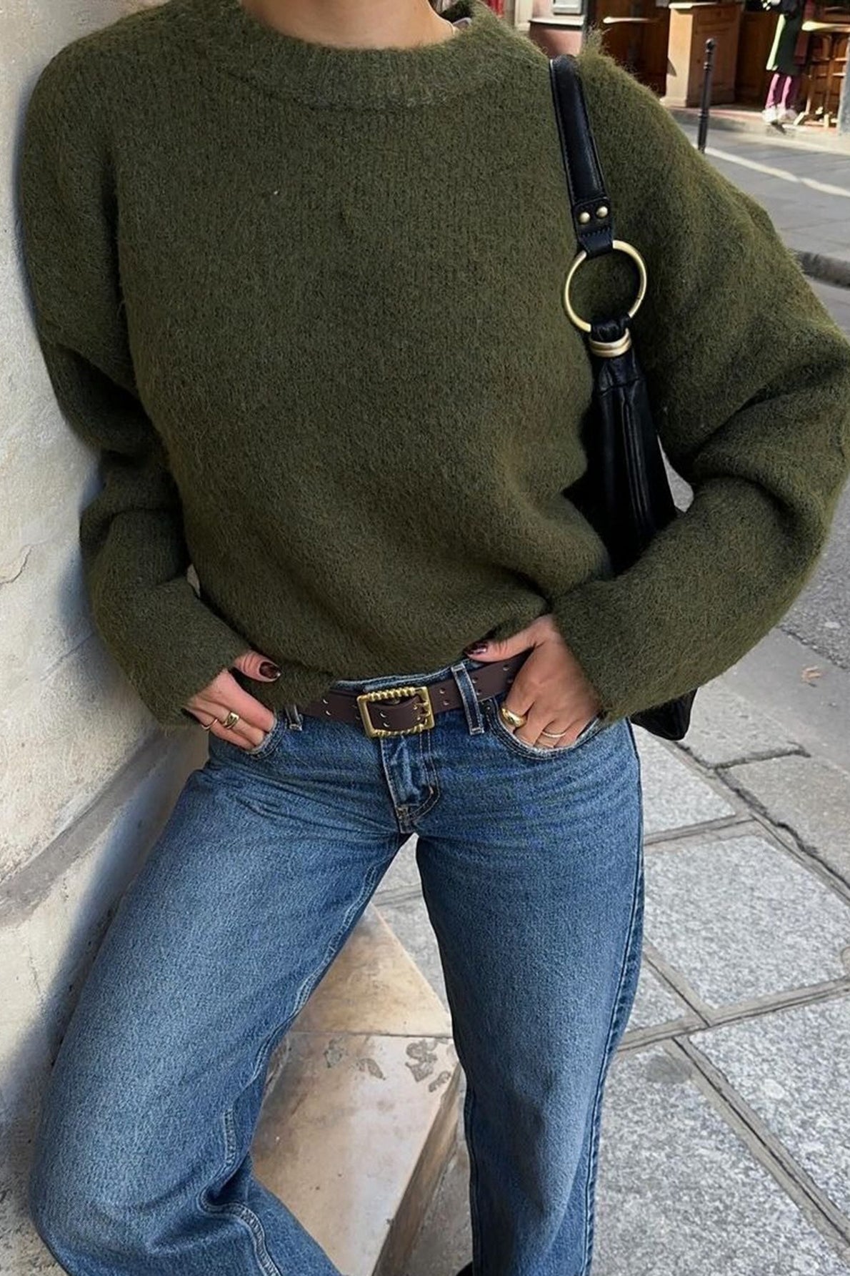 Pull en maille côtelée Angela