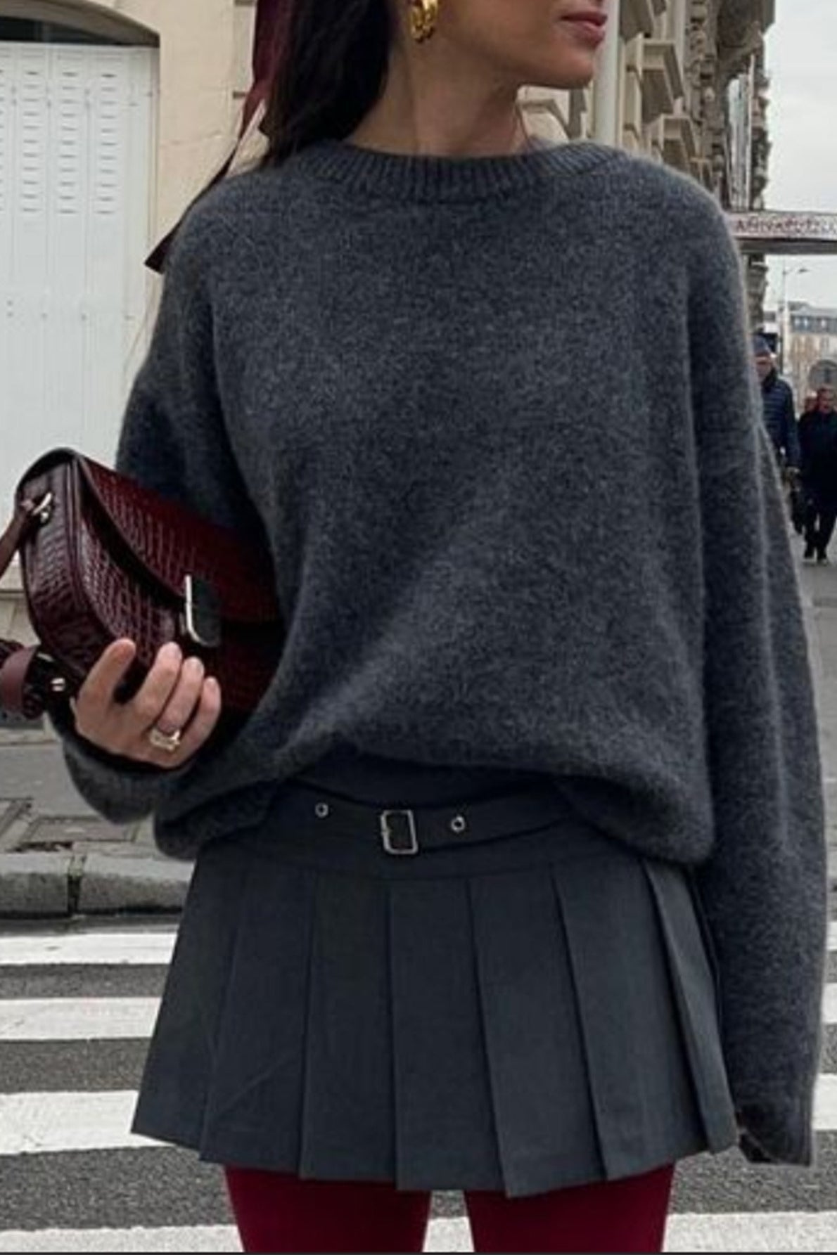 Pull en maille côtelée Angela