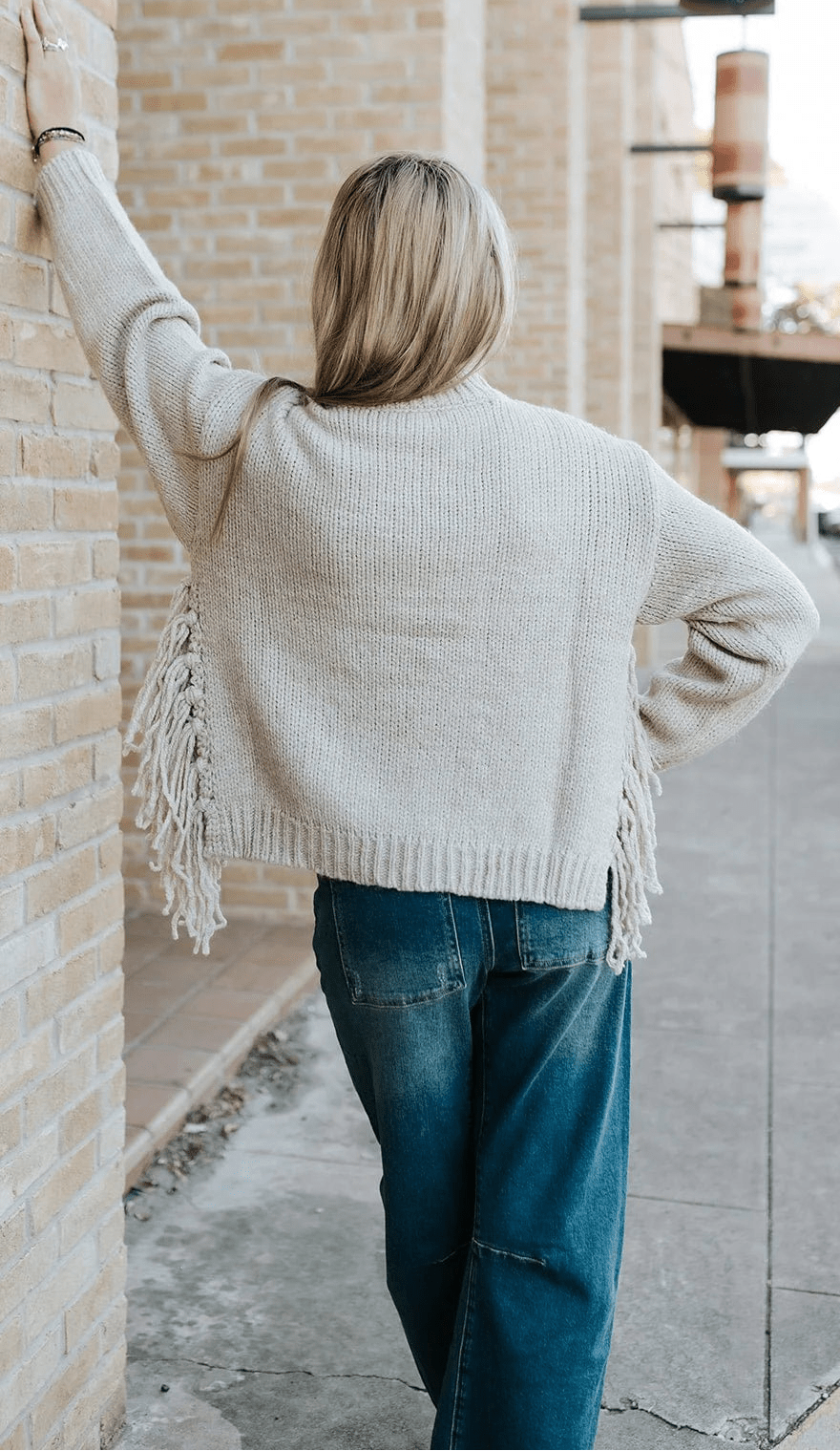 Pull Kelly à franges