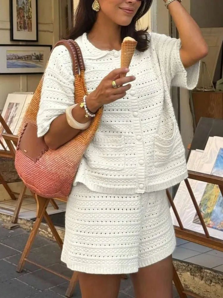 Ensemble deux pièces en maille Amaia pour l’été