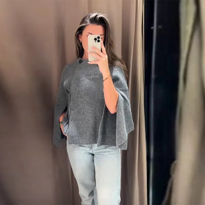 Cardigan Suzette à ouverture et manches chauve-souris