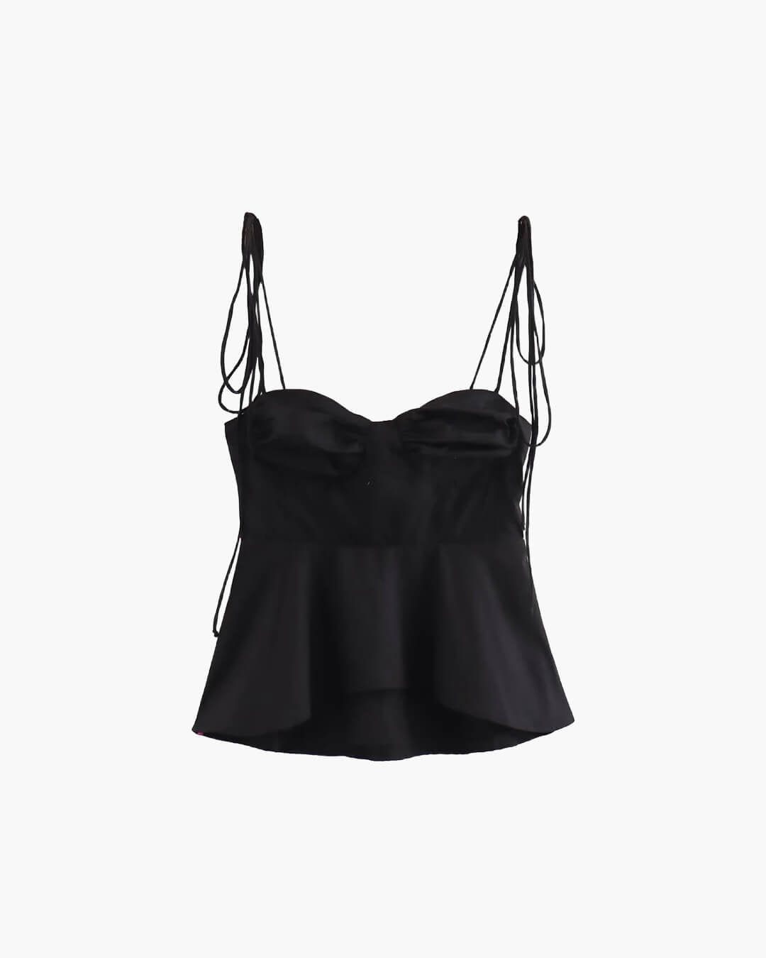 Top péplum corseté Jada style caraco