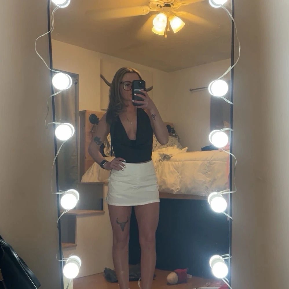Top dos nu à décolleté plongeant Jeriza