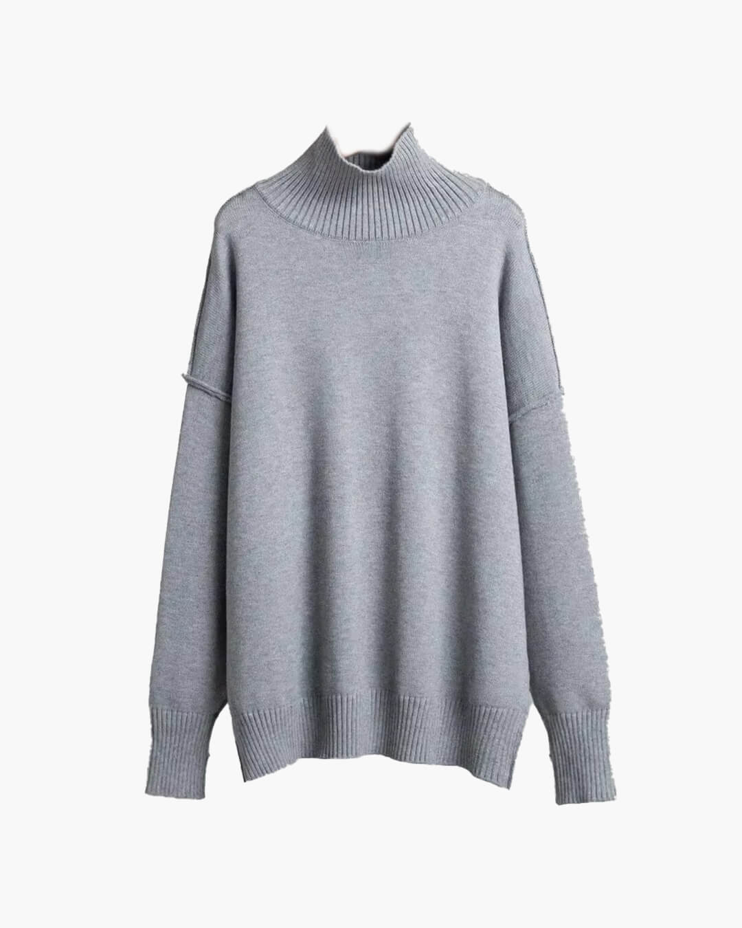 Pull en maille à col montant Katie
