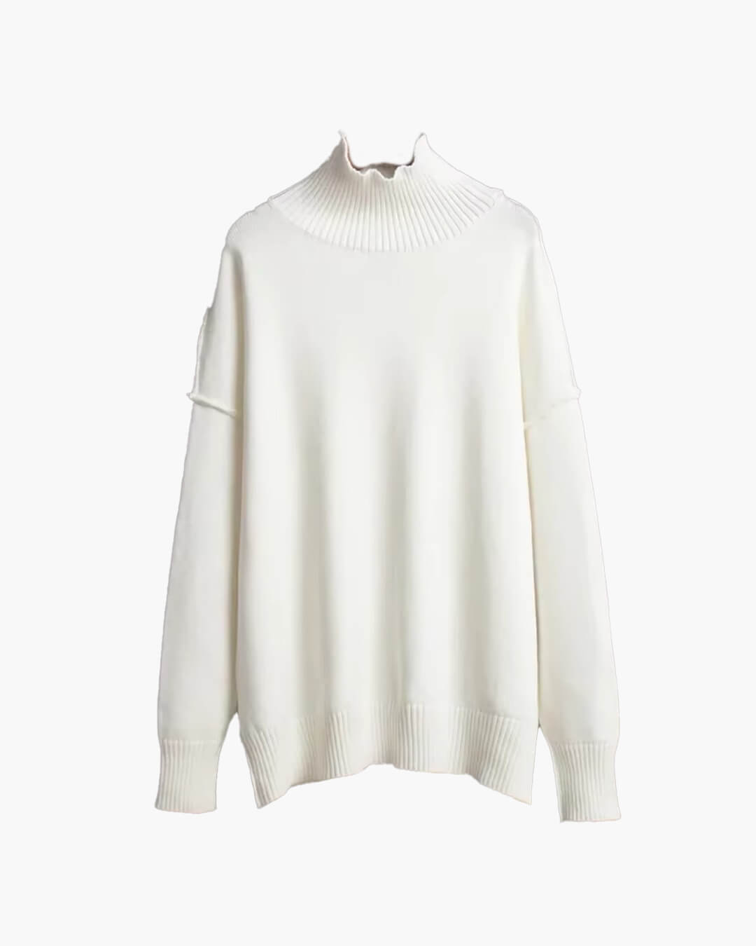 Pull en maille à col montant Katie