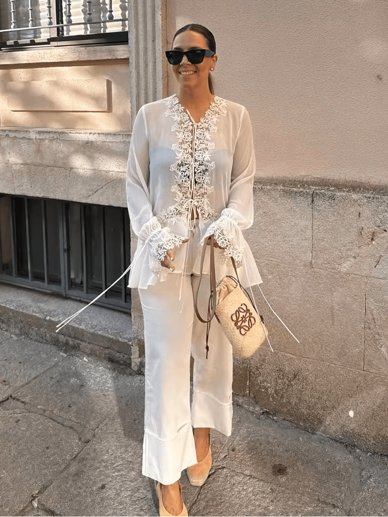 Cardigan ajouré Marin