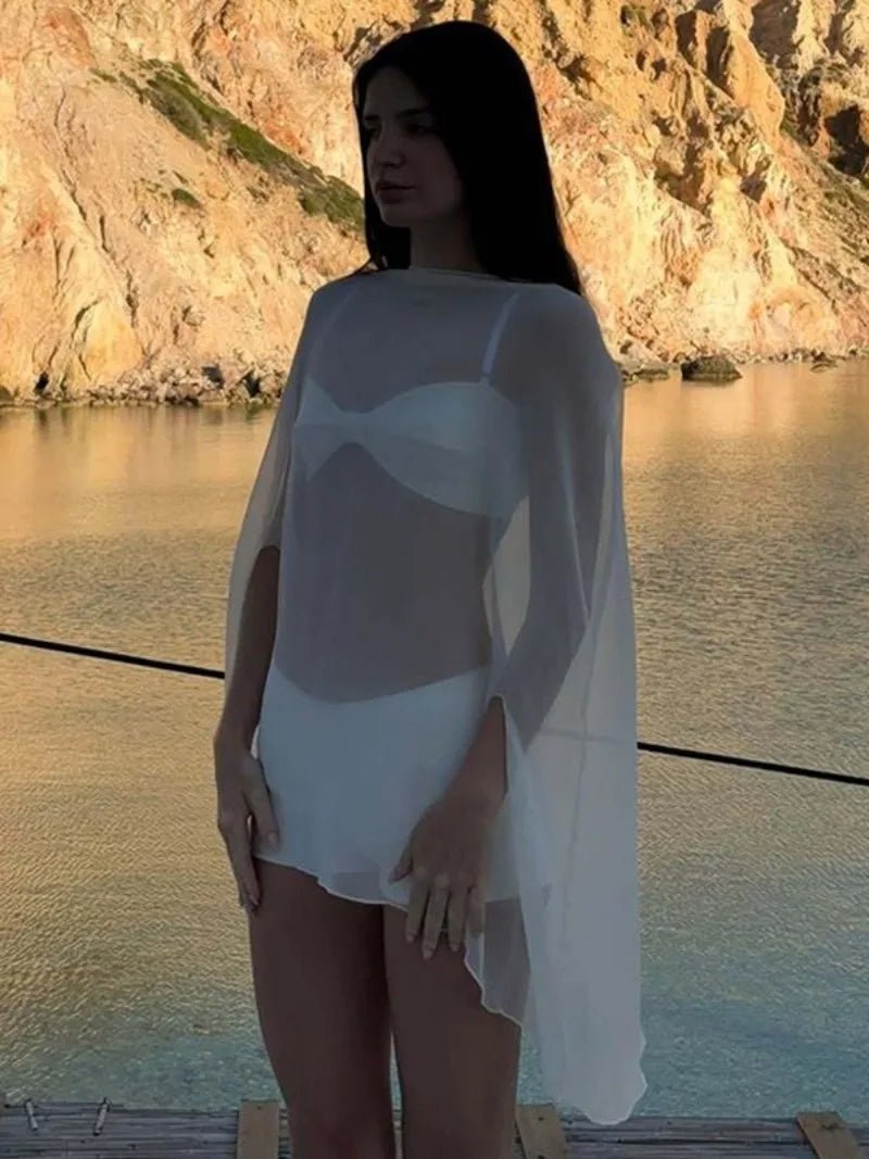Blouse ample couvre-maillot Samantha