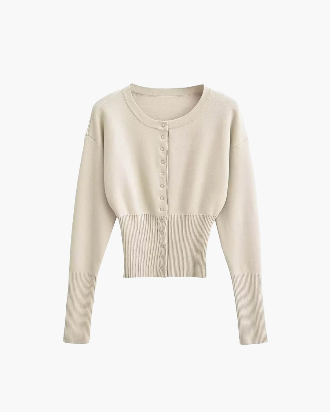 Cardigan en maille à boutons-pression Shelly