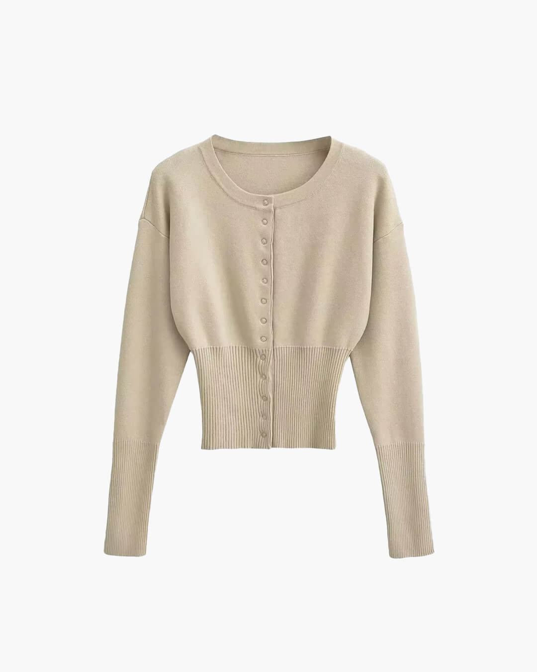 Cardigan en maille à boutons-pression Shelly