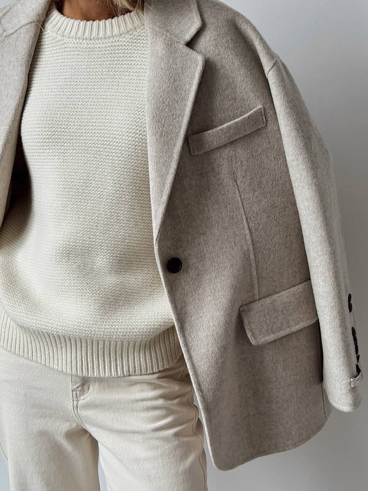 Aisionn - Jersey en maille de coton