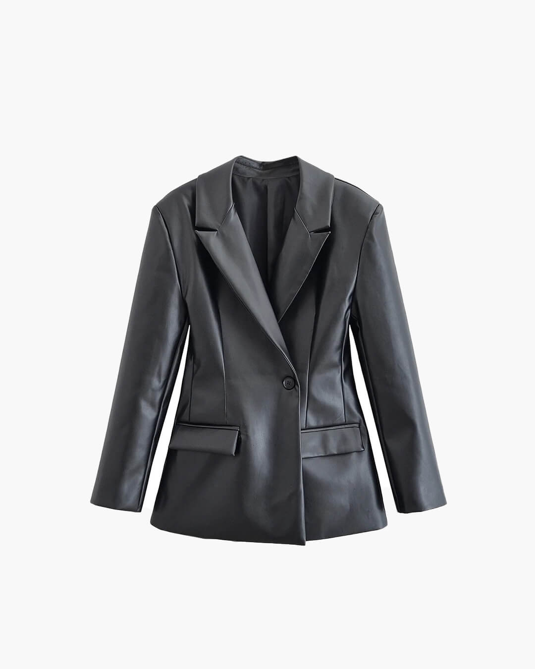 Blazer Nia en cuir synthétique