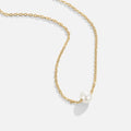Collier Solitaire Perle Dorée