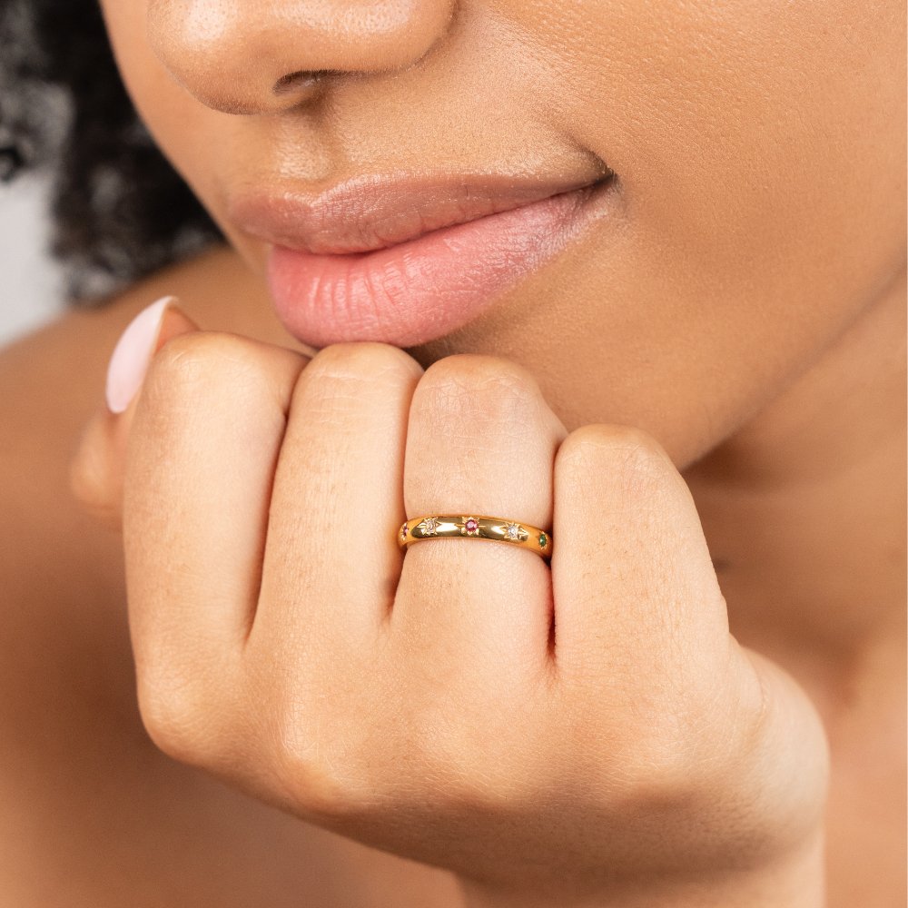 Bague Tali Cristal Arc-en-Ciel