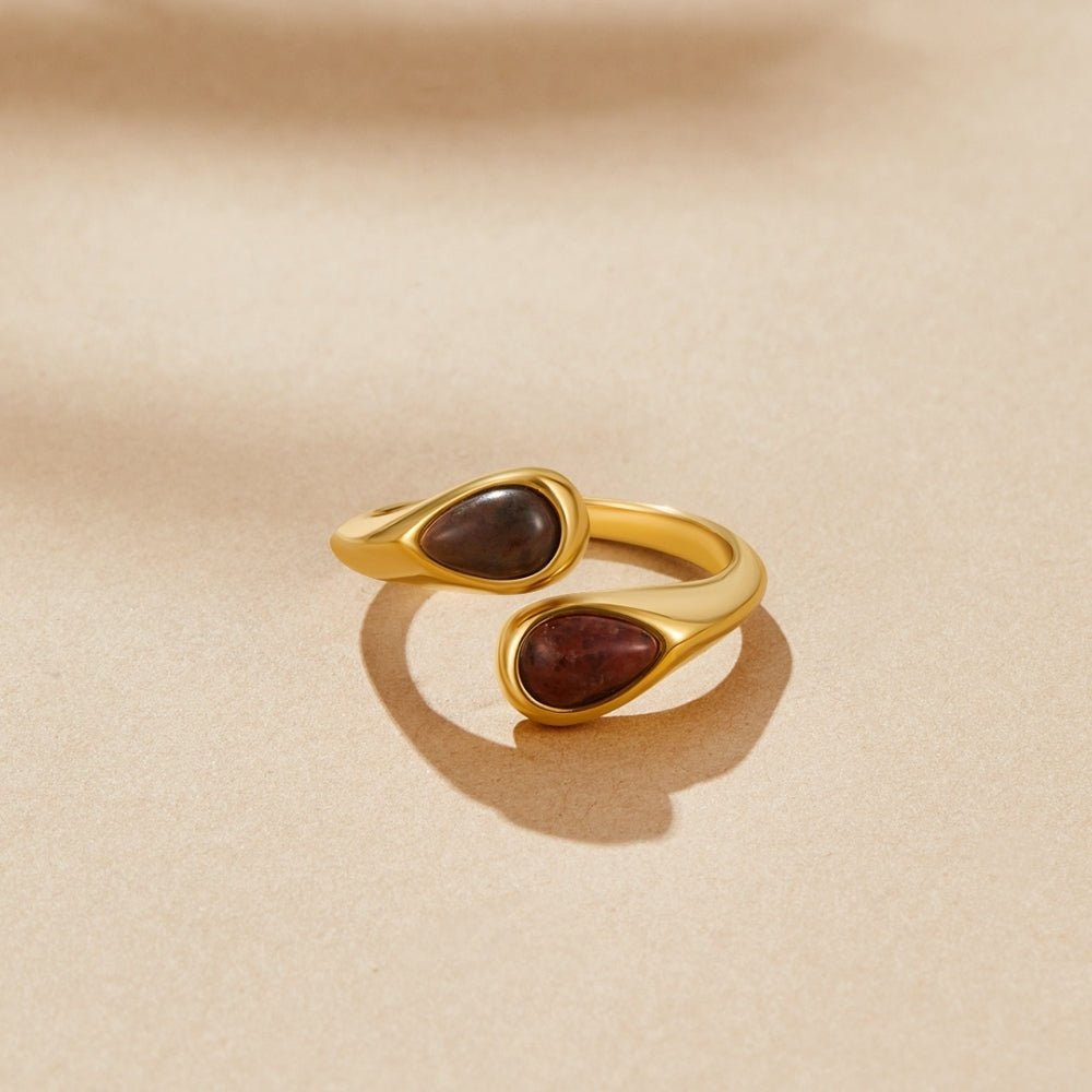 Bague Enveloppante Œil de Tigre