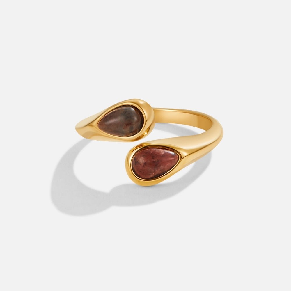 Bague enveloppante oeil de tigre