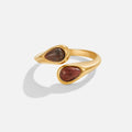 Bague enveloppante oeil de tigre