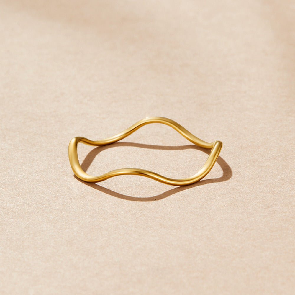 Bague Tina Empilable Dorée