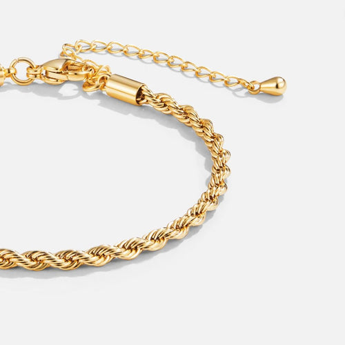 Bracelet torsadé or 18K