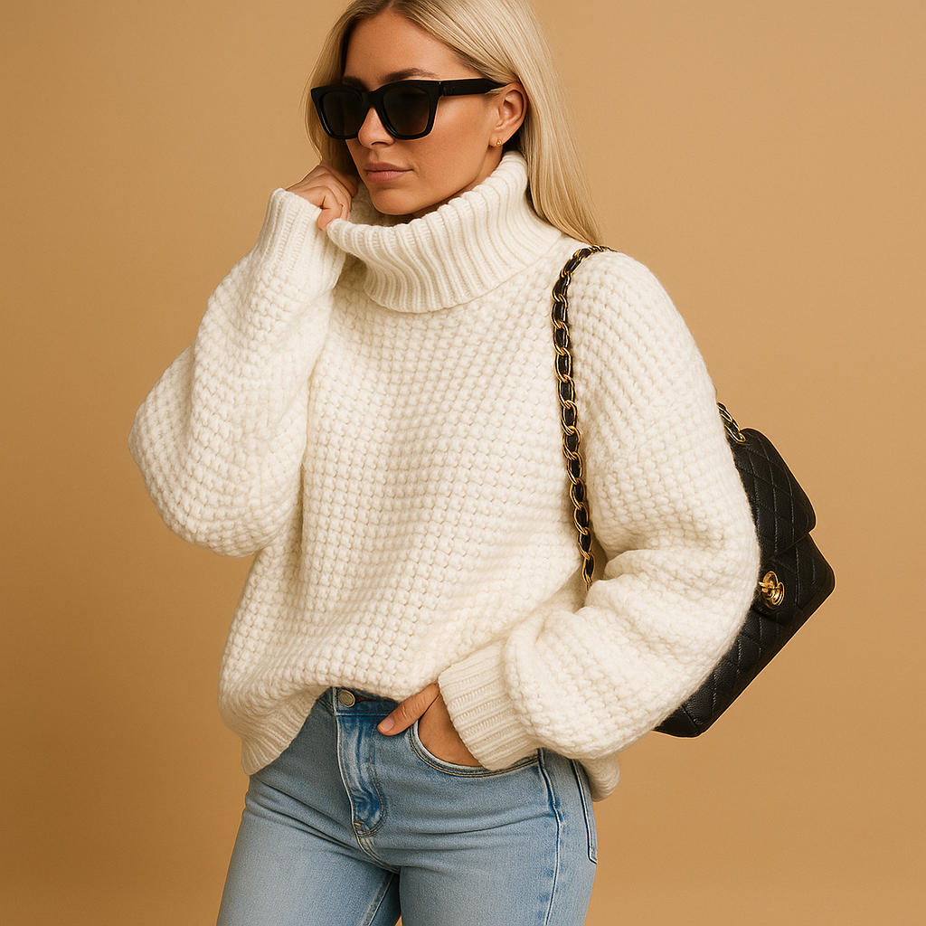 LÉONIE — Pull en Grosse Maille