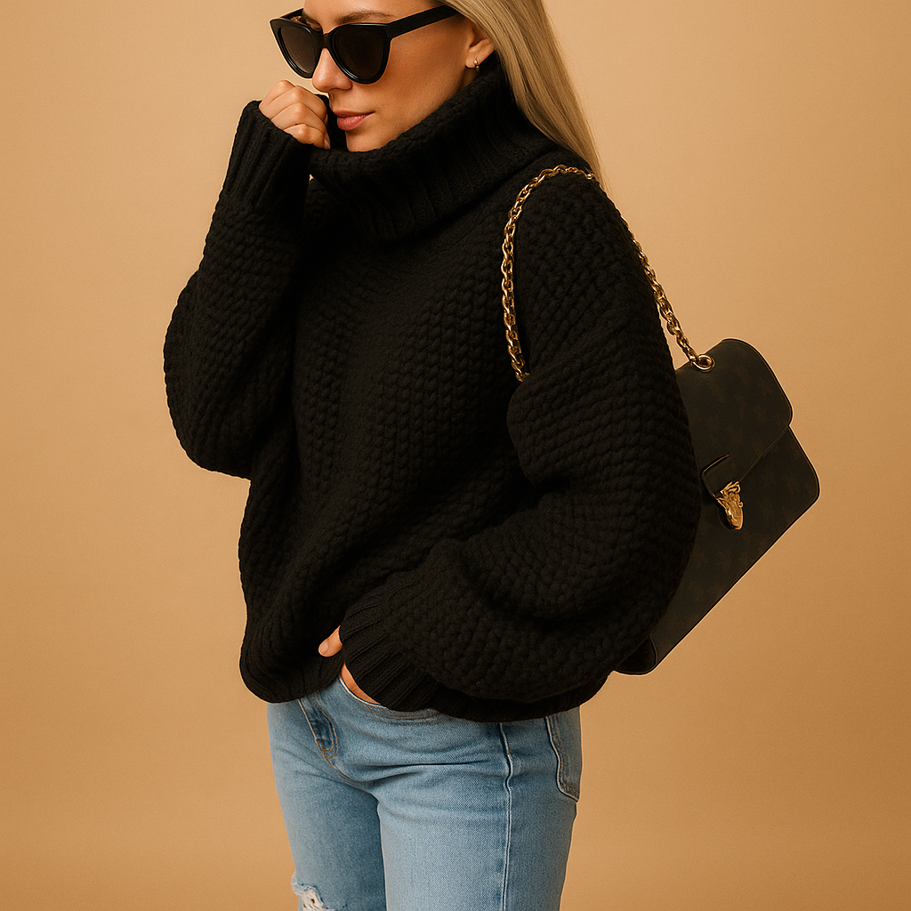 LÉONIE — Pull en Grosse Maille